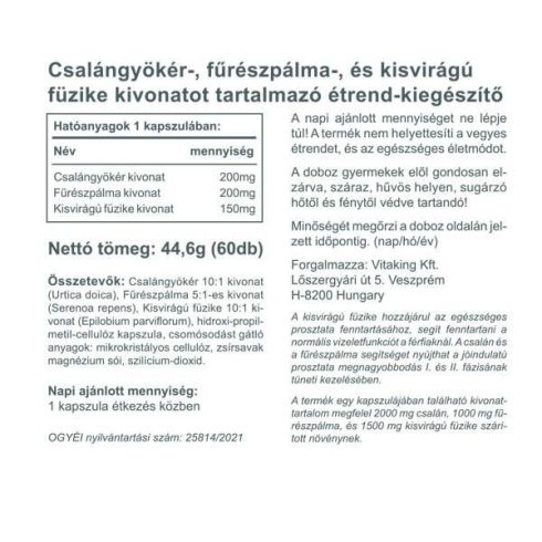 Prostate Complex 60db kapszula - collagen.hu