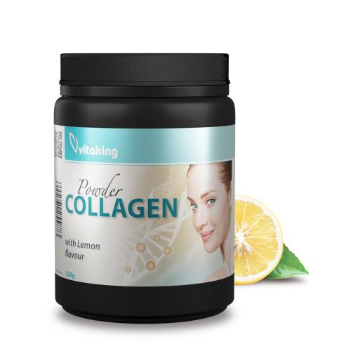 Kollagén por - citrom ízű, steviával - 330g - collagen.hu