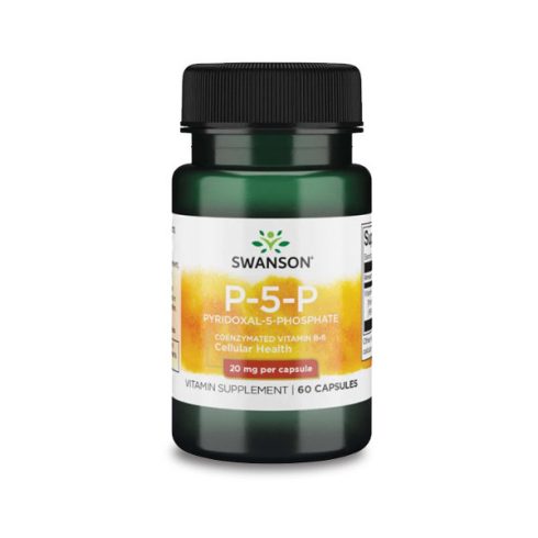 B6-vitamin 20mg 60db kapszula – Swanson - collagen.hu