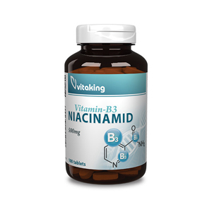 Niacinamid B3-vitamin 500mg - 100db tabletta - collagen.hu